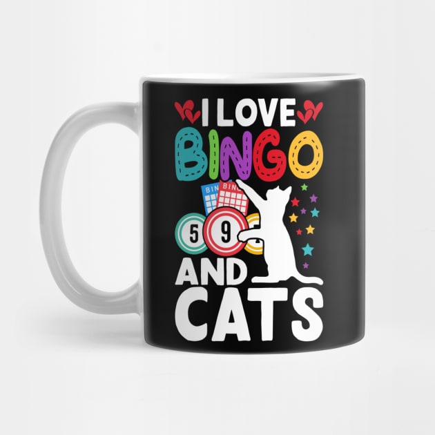 I Love Bingo And Cats T shirt For Women by Xamgi